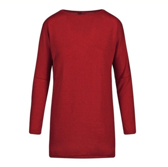 Long Sleeve Red Tunic - Picture 5 of 7